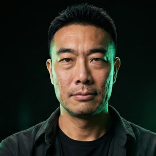 Vasavas — portrait with emerald rim light